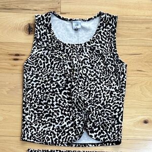 Cabi Leopard Print Tank Top | Size XS